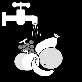 rinse fruit
